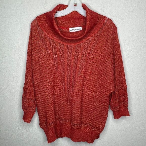 Vintage Cathy Daniels Metallic Sweater‎ - Picture 4 of 6